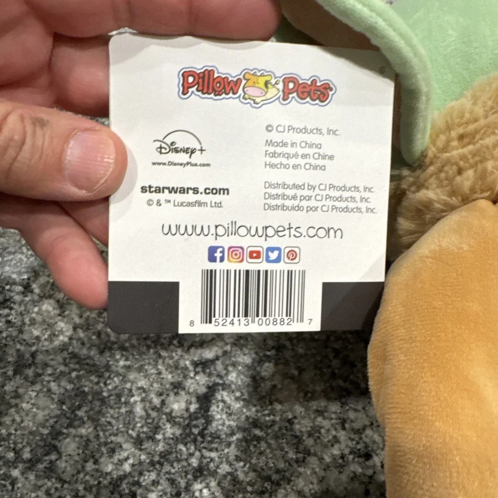 Star Wars The Child Kids' Plush - Pillow Pets NWT The Mandalorian‎